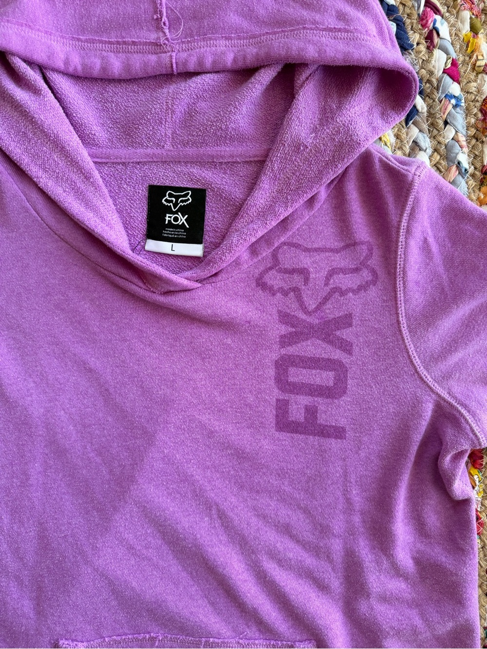 Fox Kids Lavender Pullover Hoodie